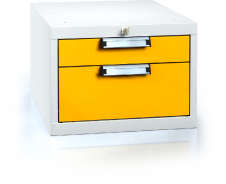 Unterbaublöcke UNI für Werkbänke 351 x 480 x 600 - 2x Schubladen